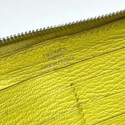 Hermes Long wallet Zip Around Long Wallet yellow