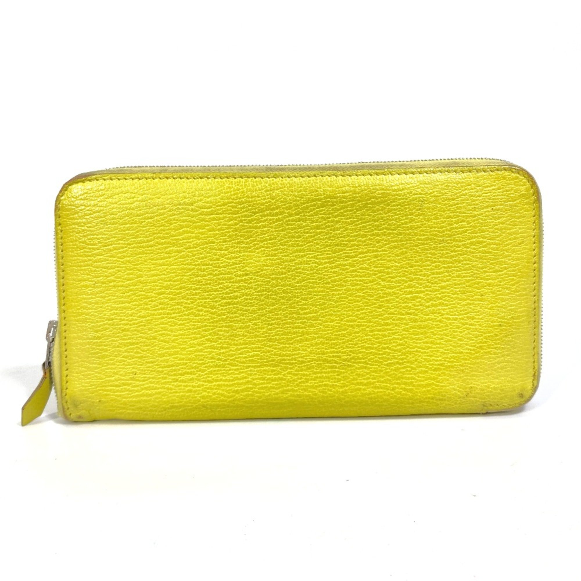 Hermes Long wallet Zip Around Long Wallet yellow