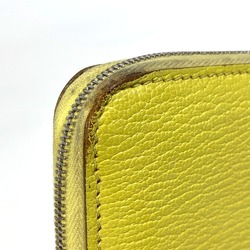 Hermes Long wallet Zip Around Long Wallet yellow