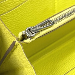 Hermes Long wallet Zip Around Long Wallet yellow