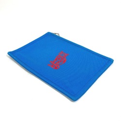 Hermes The King of Cats MITSOU Mitsu Cat Yachting PM Pouch Blue x Red