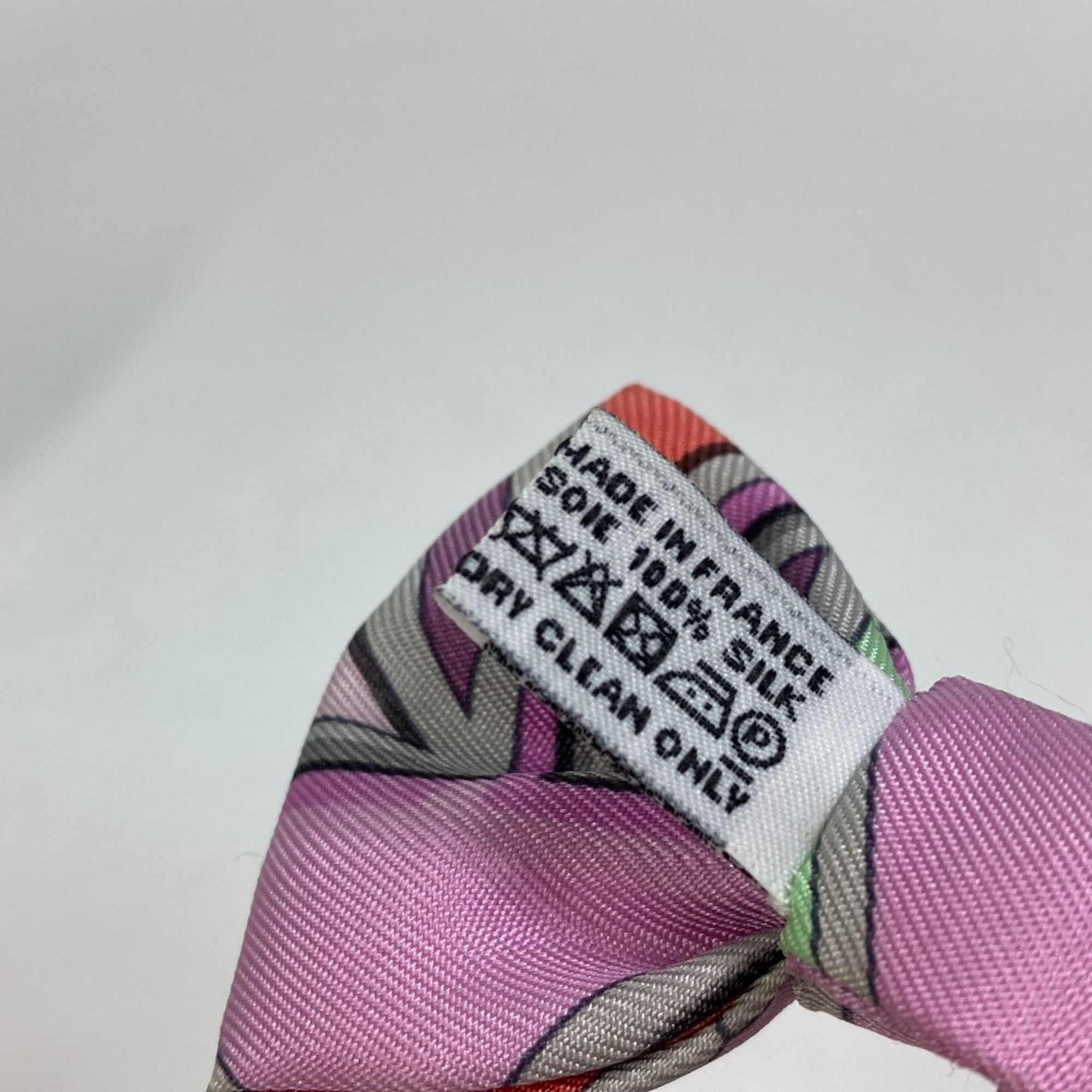 Hermes apparel Bowtie ribbon Necktie Pink Based