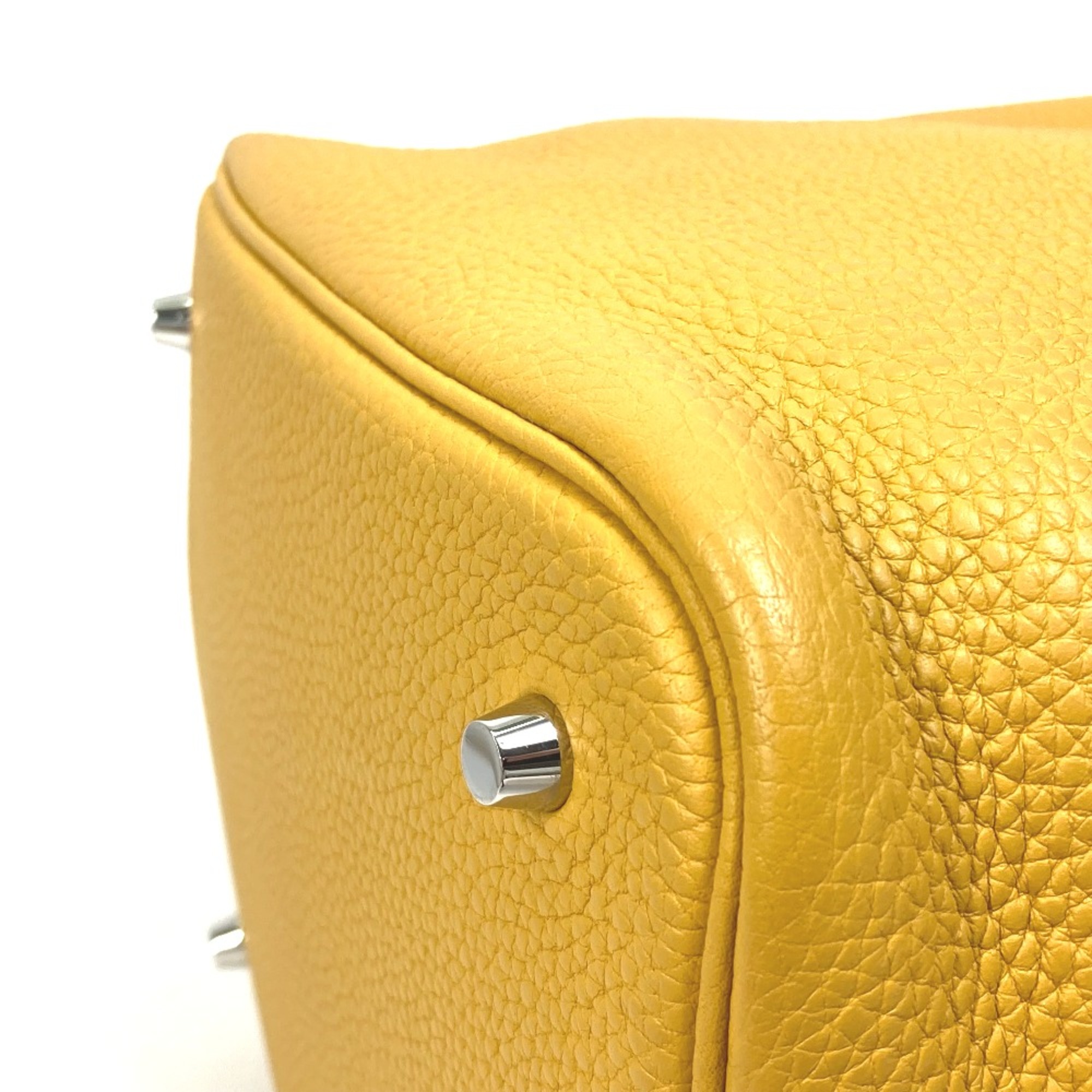 Hermes Bag Tote Bag Hand Bag Jaune Amble x SilverHardware yellow