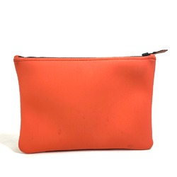 Hermes punching Bag Makeup Pouch Cosmetics Pouch Clutch Bag Pouch Grenadine Orange