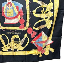 Hermes GRAND UNIFORME grand uniform Scarf Black