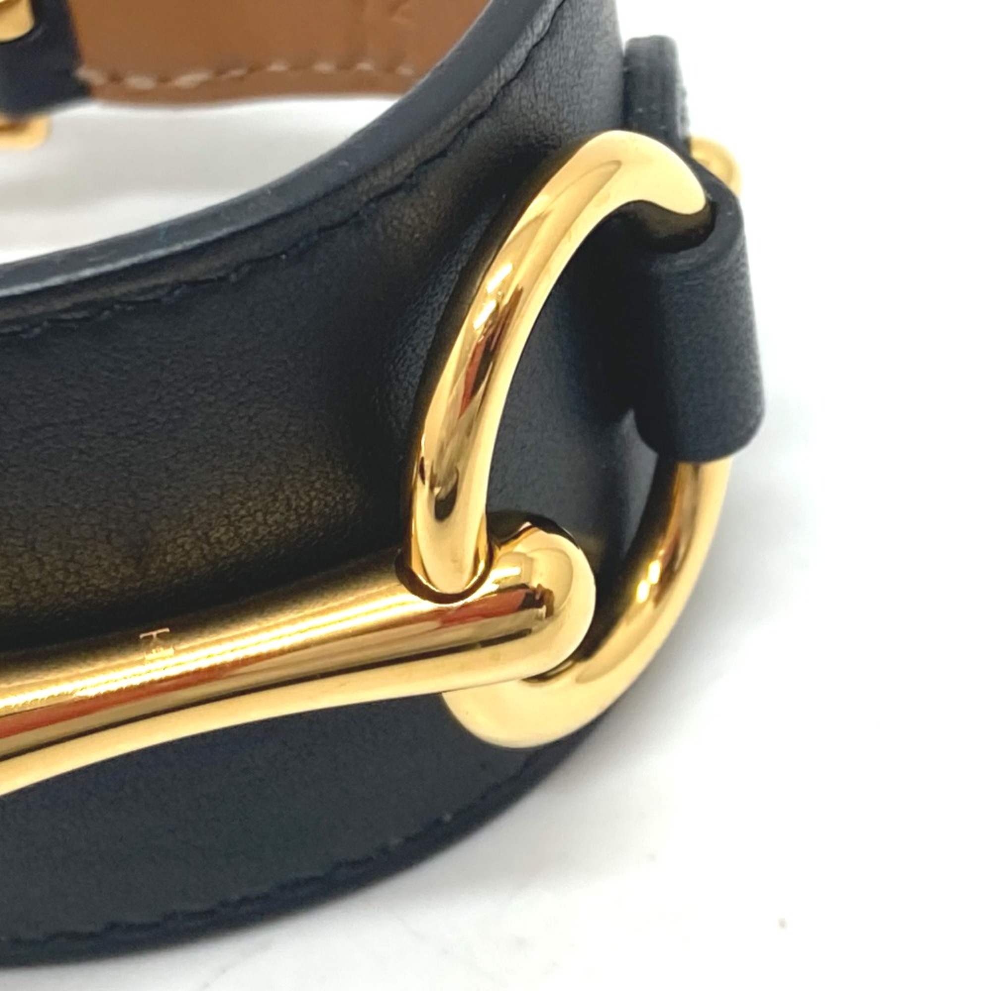 Hermes Accessories bangle Bracelet Black Gold