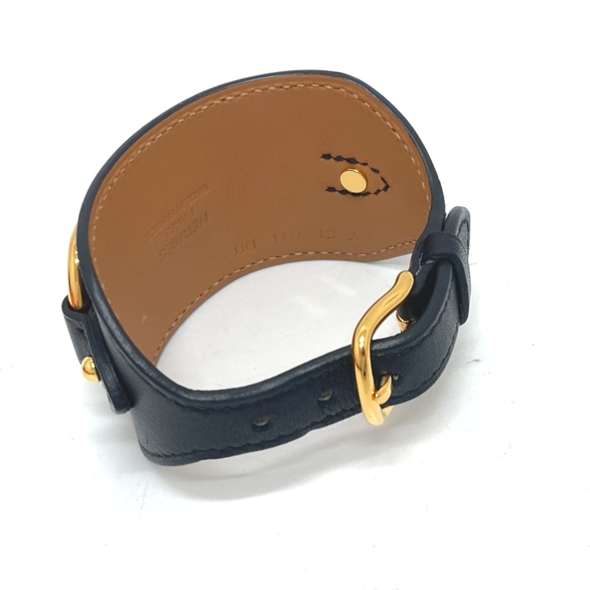 Hermes Accessories bangle Bracelet Black Gold