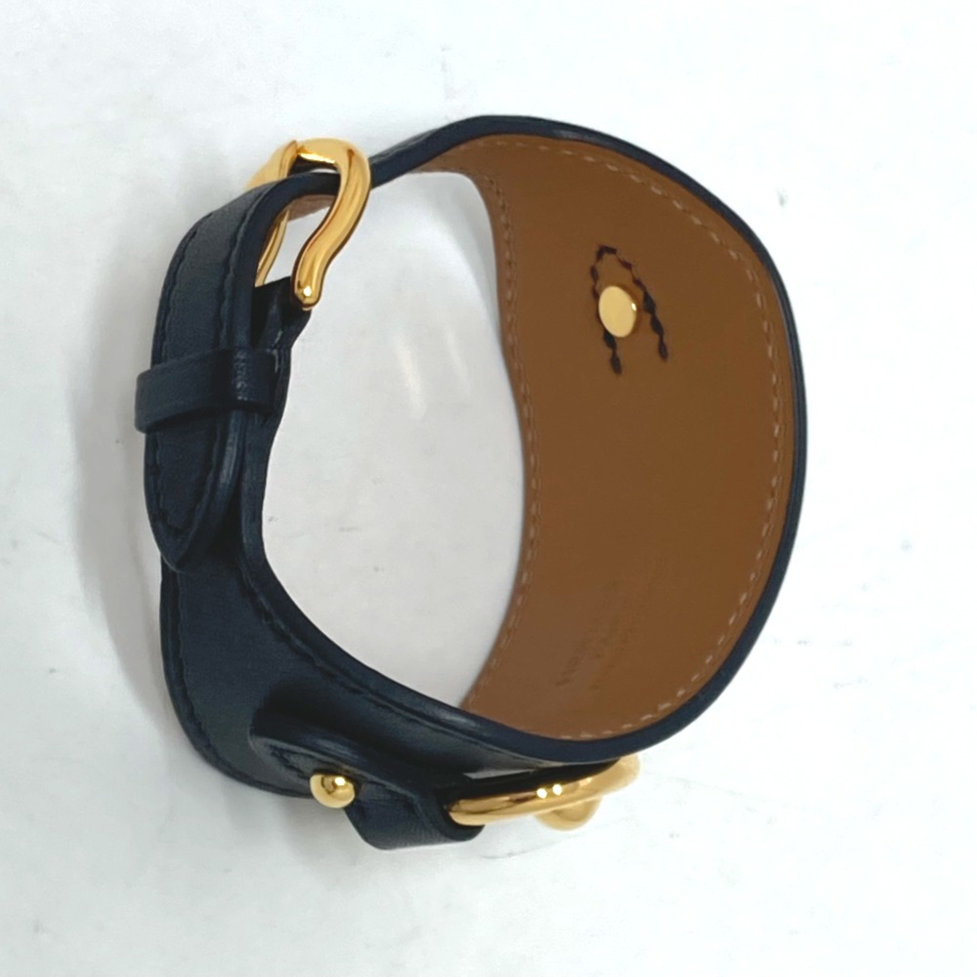 Hermes Accessories bangle Bracelet Black Gold