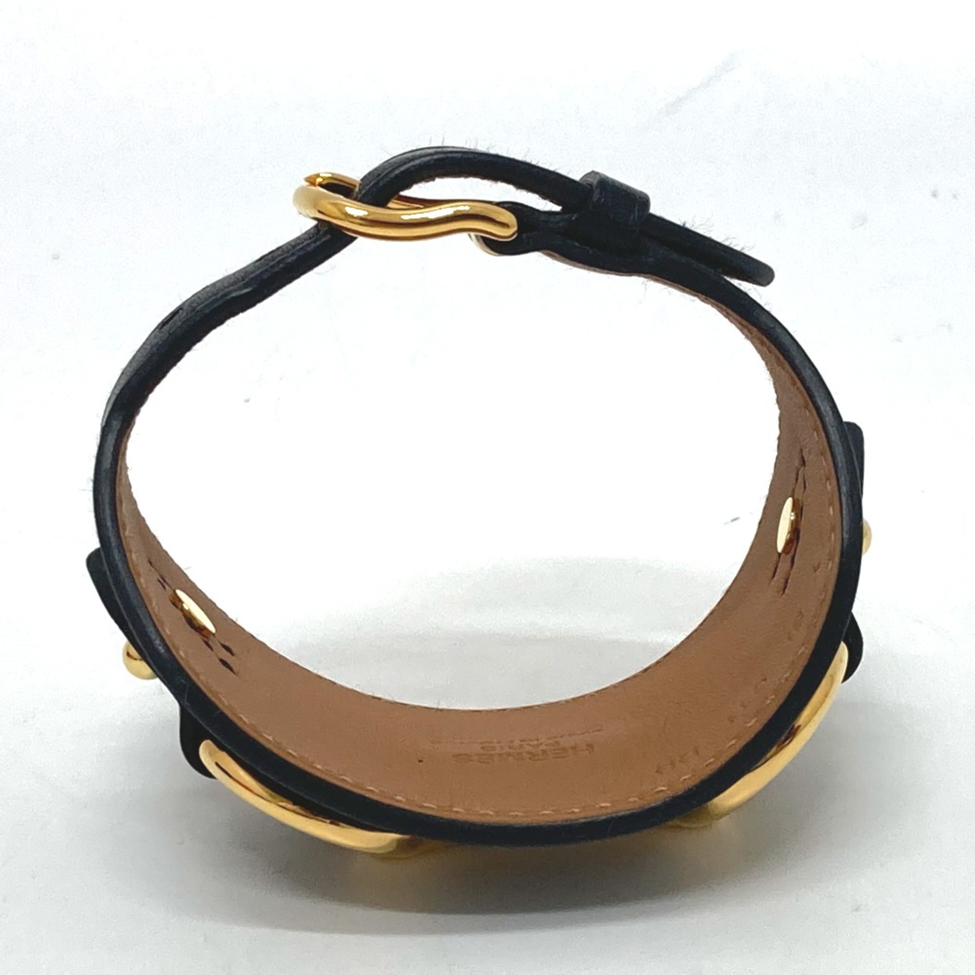 Hermes Accessories bangle Bracelet Black Gold