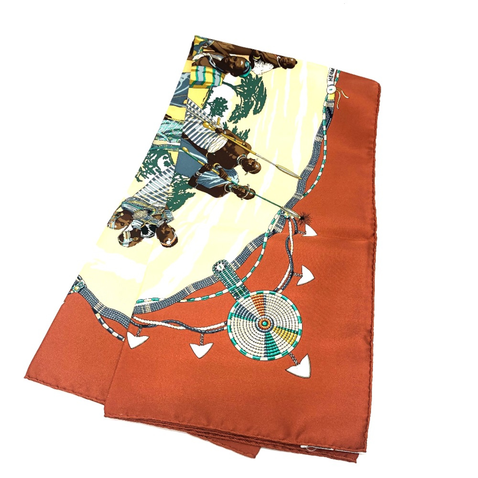 Hermes Fashion Accessories Carre90 Scarf BrownBased