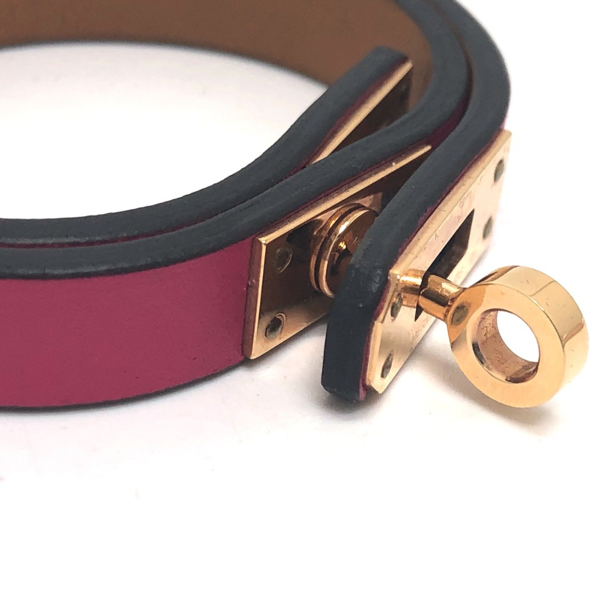 Hermes Double Bracelet Accessories Fashion Accessories Bracelet Rose mexico Pink Based GoldHardware