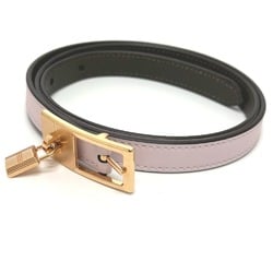 Hermes Cadena/fashion accessories reversible belt pink/khaki GoldHardware