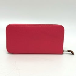 Hermes Zip Around Long Wallet Rose azare pink