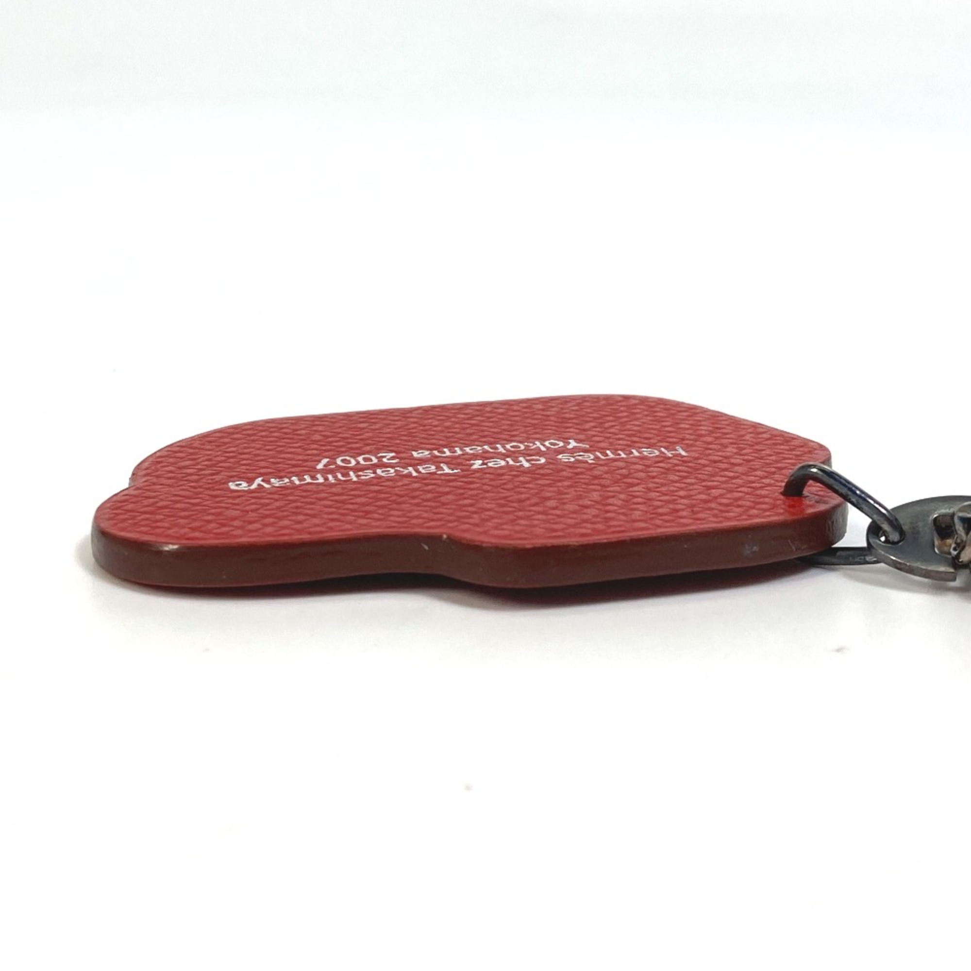 Hermes 2007 Yokohama Takashimaya Limited Bag Bag Charm Key Holder Red