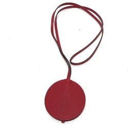 Hermes mirror /mirror Accessory Necklace Rouge Ash Red