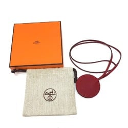 Hermes mirror /mirror Accessory Necklace Rouge Ash Red