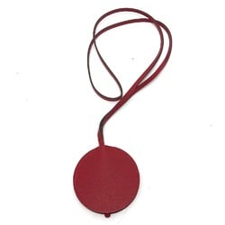 Hermes mirror /mirror Accessory Necklace Rouge Ash Red