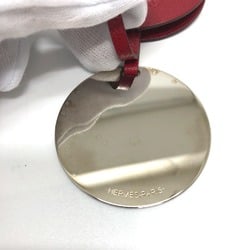 Hermes mirror /mirror Accessory Necklace Rouge Ash Red