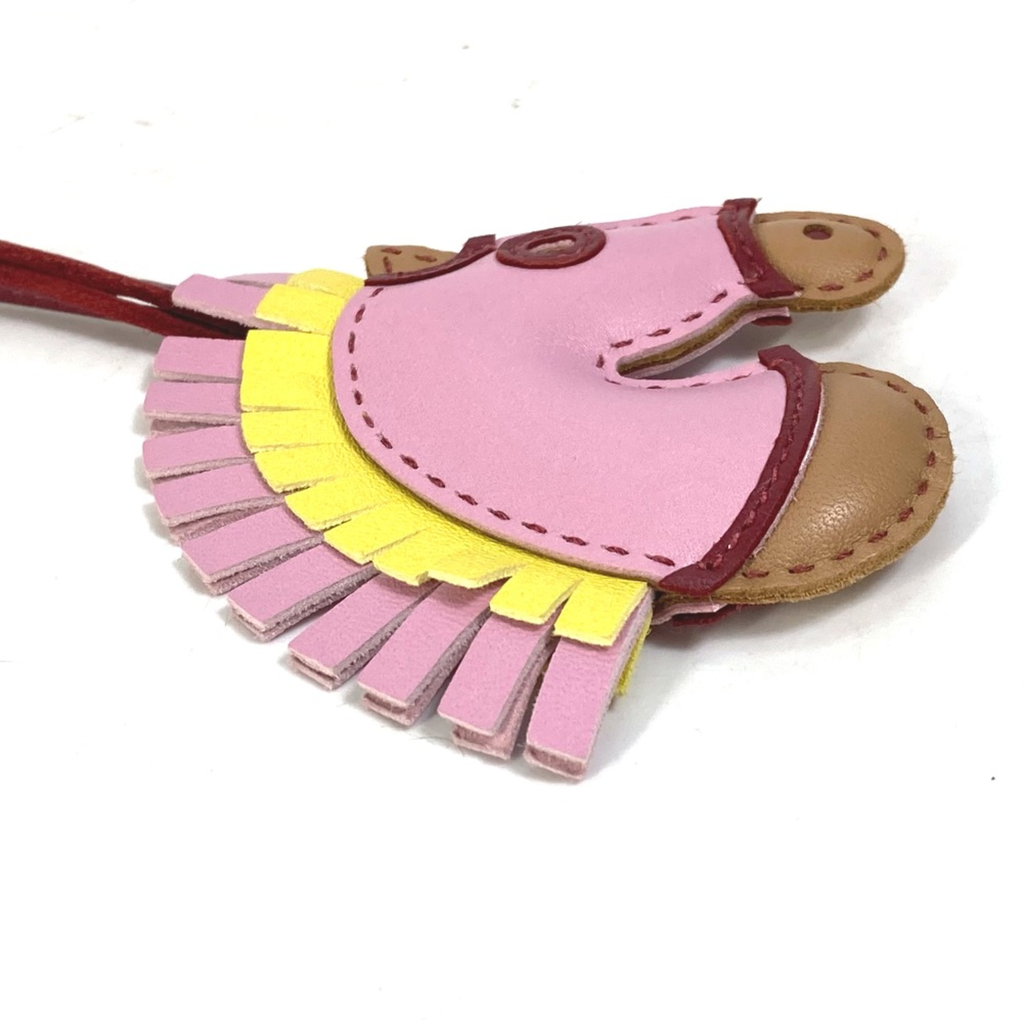 Hermes sylvest horse zebra Bag Strap Bag Charm charm Chai/Mauve Silvestre/Rouge Grenadine/Lime pink