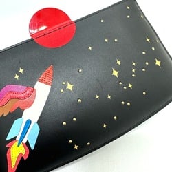 Hermes rocket/space/universe Bag Shoulder Bag Black