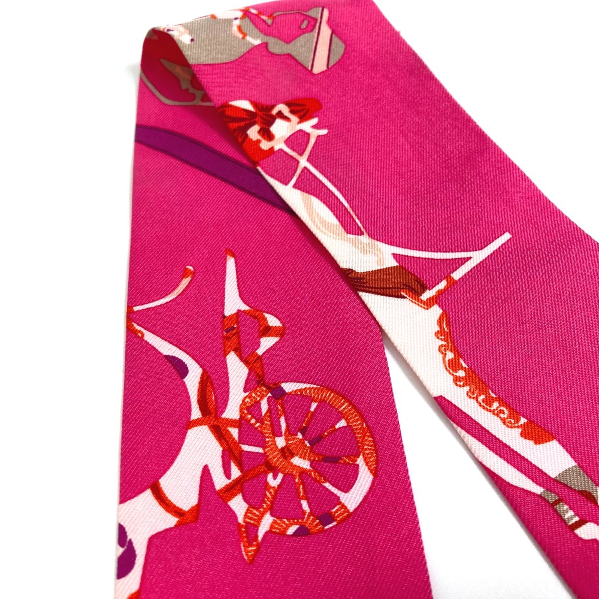 Hermes Fashion Accessories Twilly Scarf pink