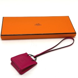 Hermes bags bag accessories Bag Charm Rose mexico purple