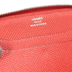 Hermes Bifold Coin Compartment Wallet Compact Wallet Round coin purse Rose Jaipur