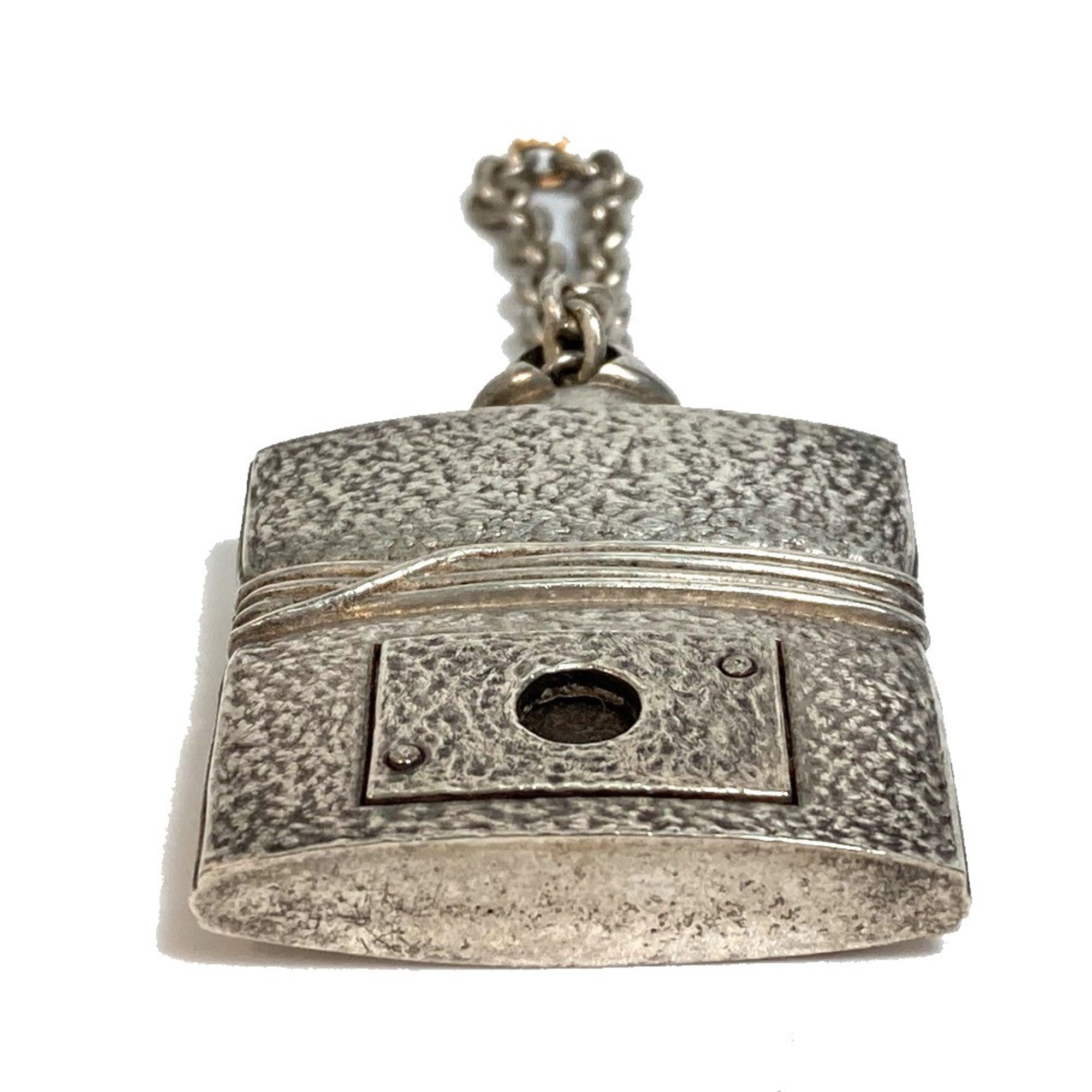 Hermes Accessory Bag Key Holder Bag Charm Silver