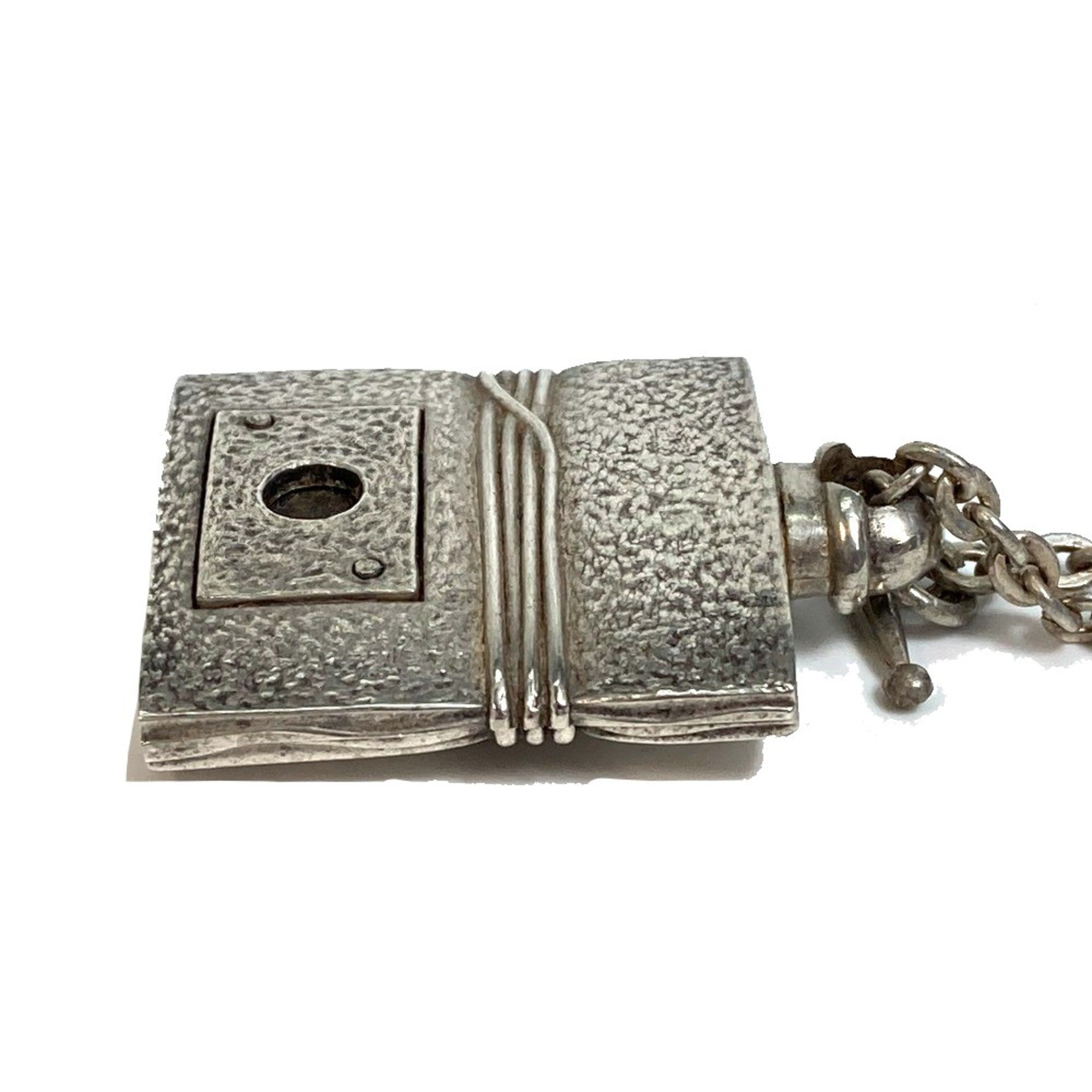 Hermes Accessory Bag Key Holder Bag Charm Silver