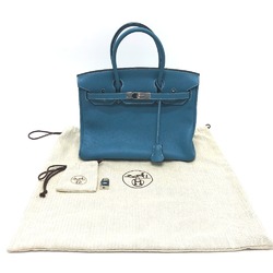 Hermes Bag Tote Bag Hand Bag Blue gene blue SVHardware