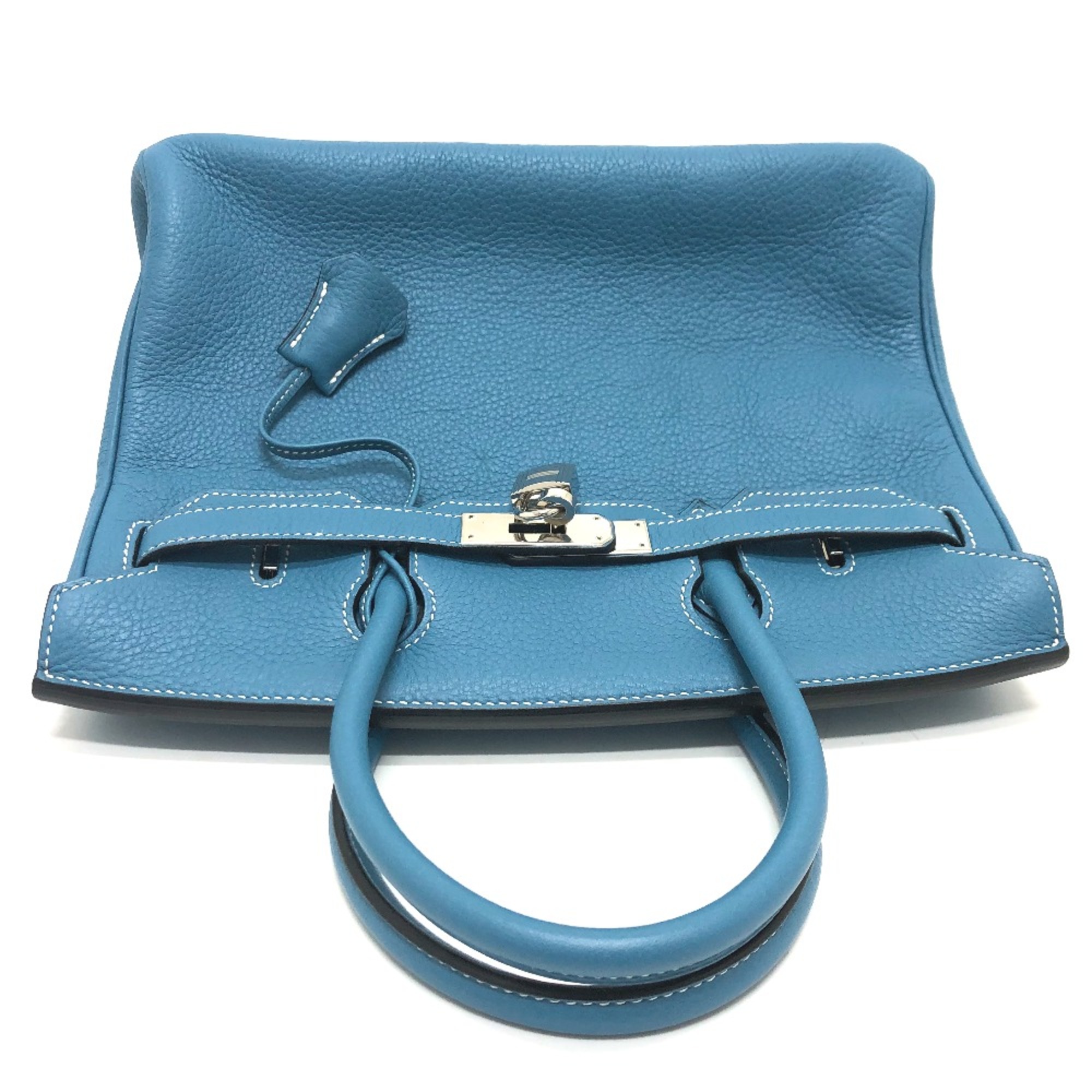 Hermes Bag Tote Bag Hand Bag Blue gene blue SVHardware