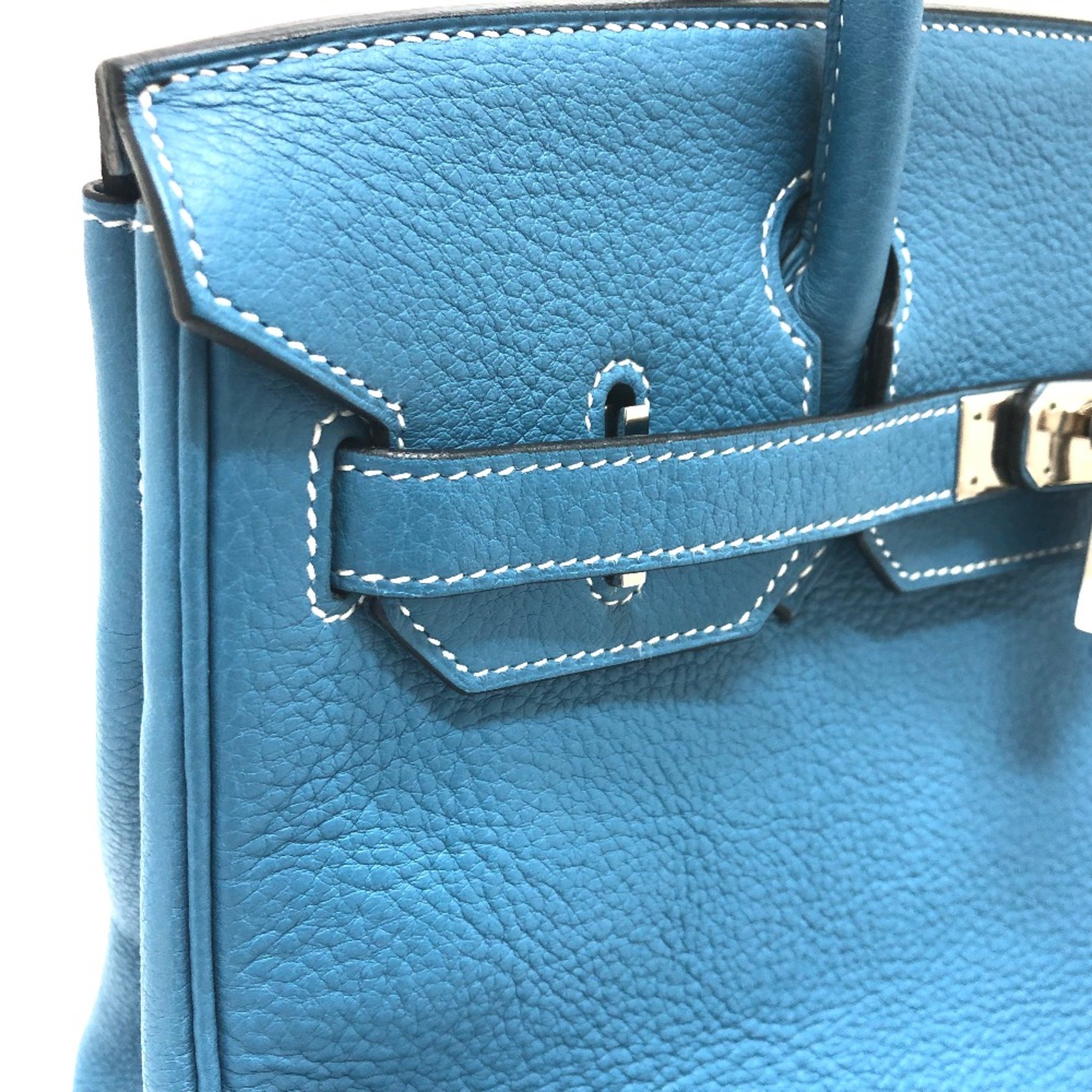 Hermes Bag Tote Bag Hand Bag Blue gene blue SVHardware