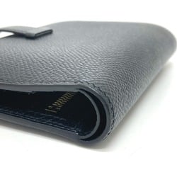 Hermes Wallet Folded wallet GoldHardware Black