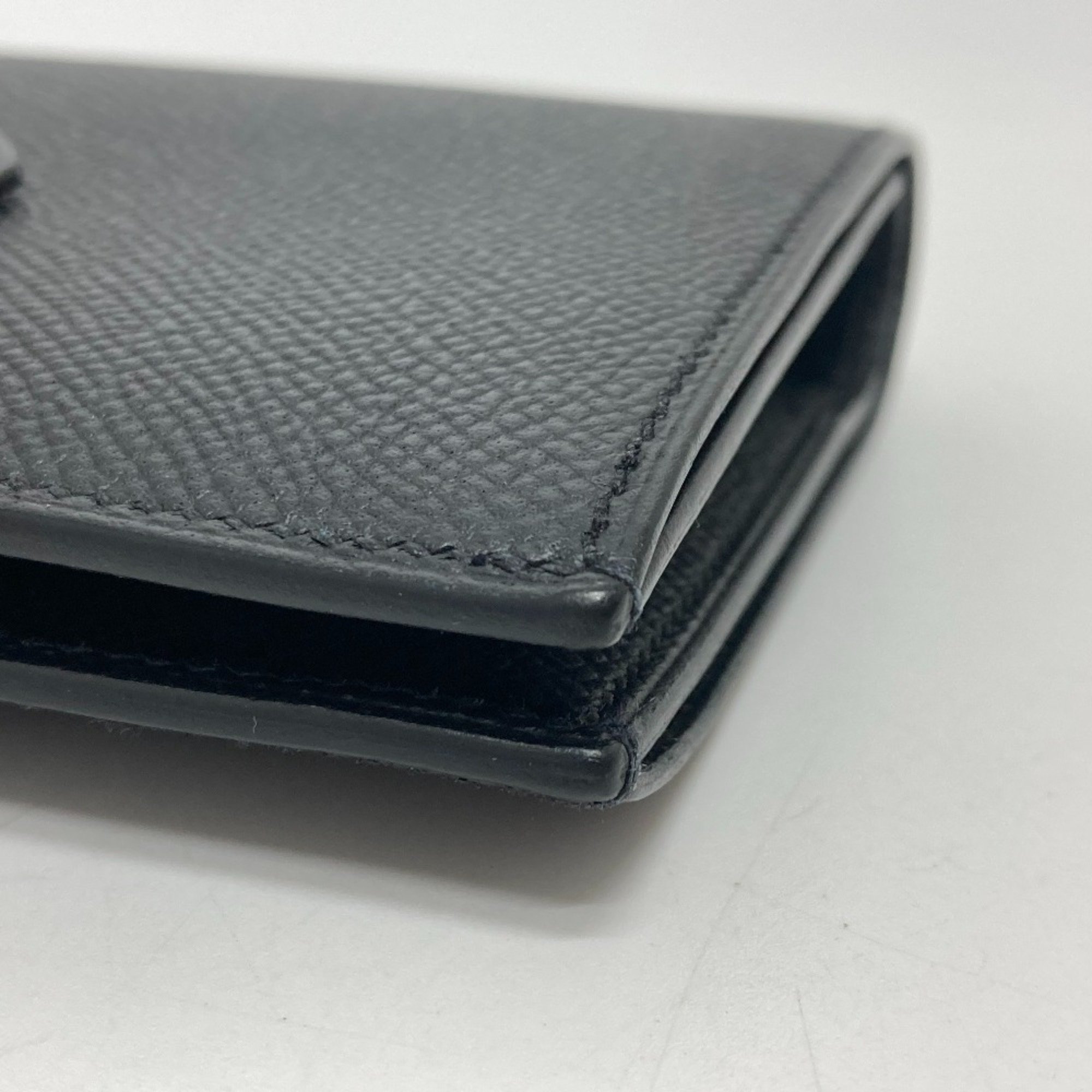 Hermes Wallet Folded wallet GoldHardware Black