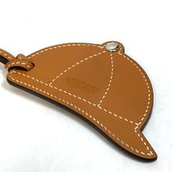 Hermes Serie bag cap motif Bag Charm Natural Sable /Cuible