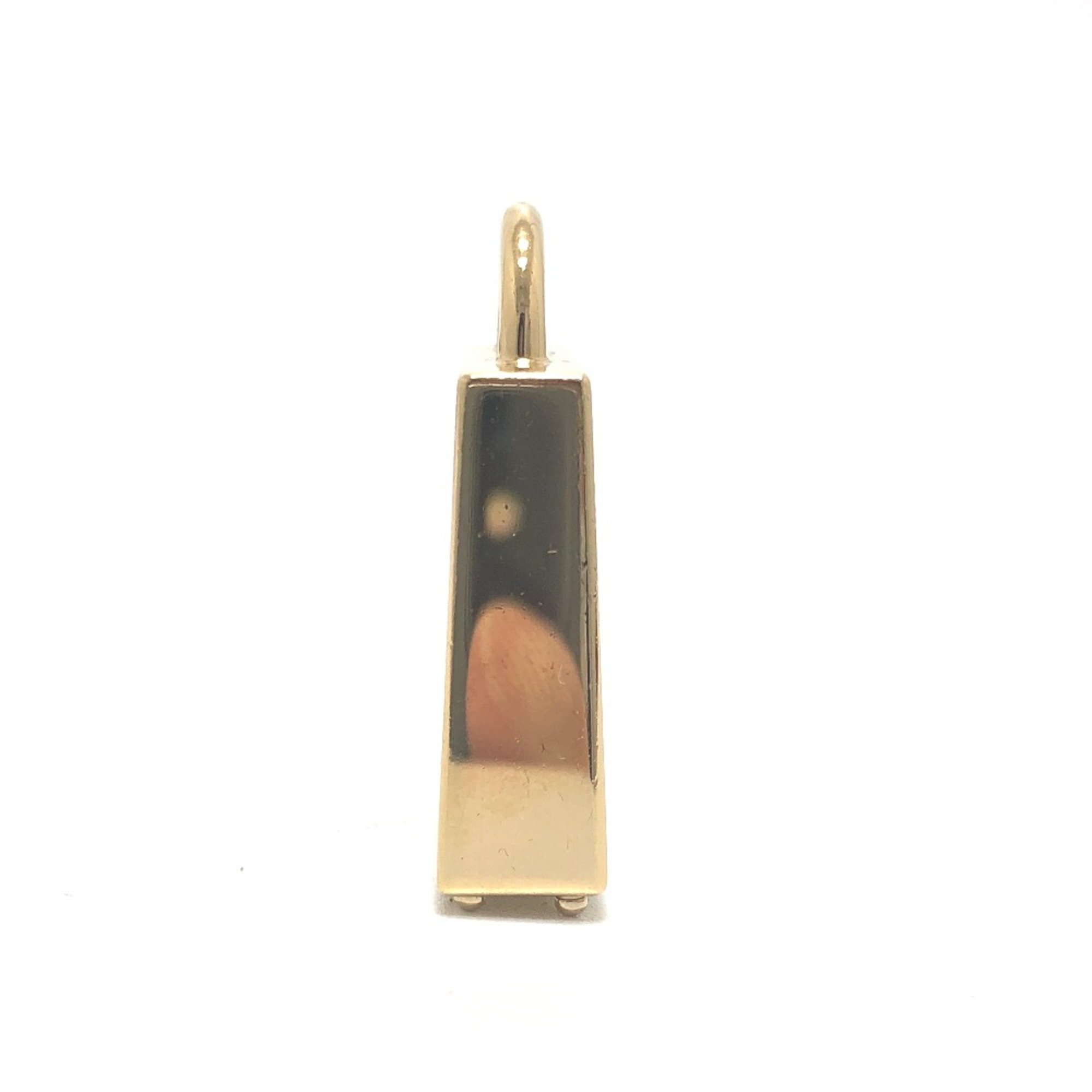 Hermes Kelly Necklace Pendant top Black GoldHardware