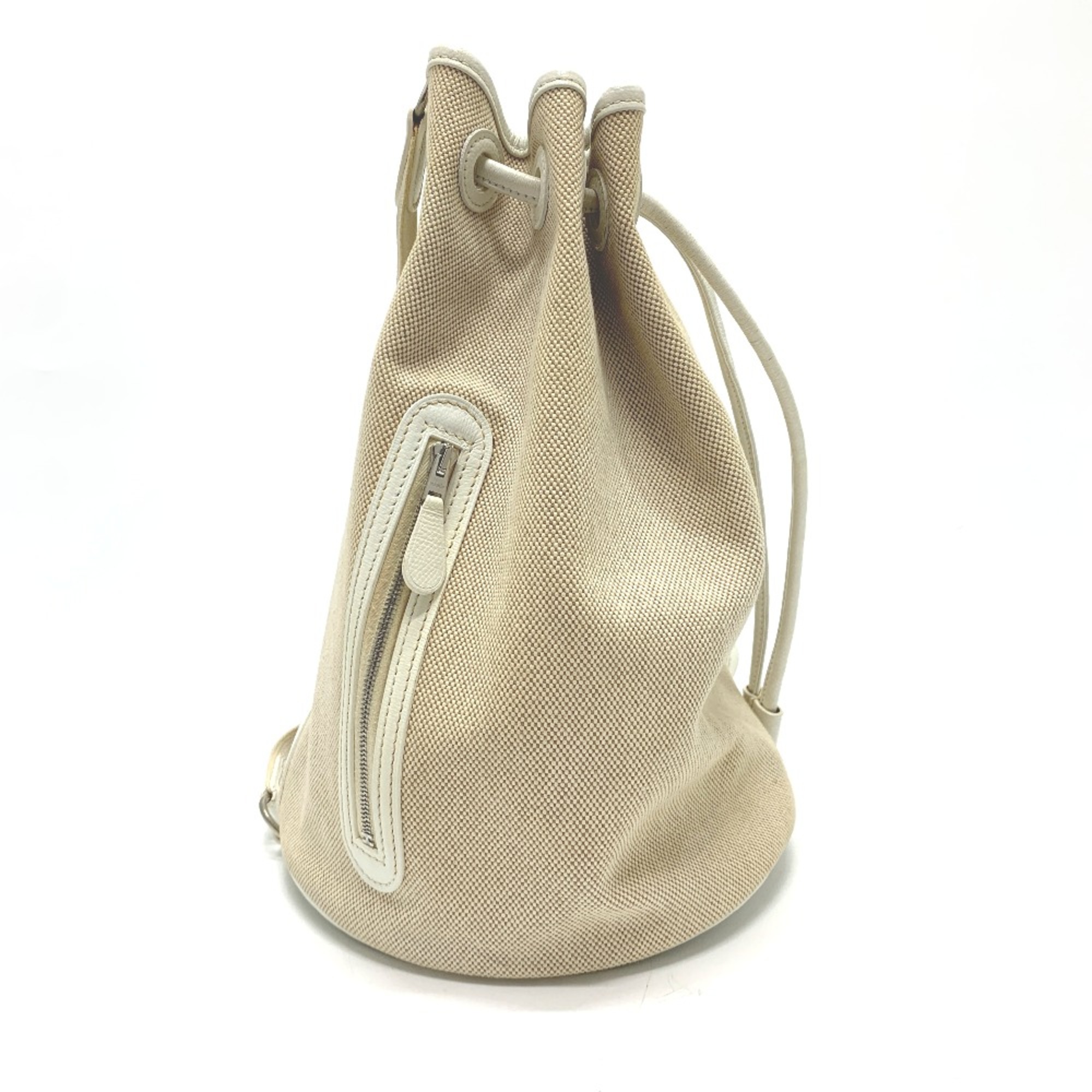 Hermes Shoulder bag drawstring bag one shoulder Shoulder Bag IvoryBased