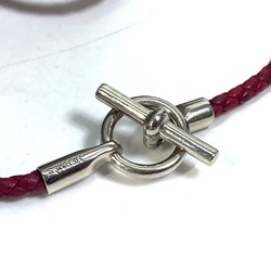 Hermes Bracelet Red SilverHardware