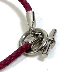 Hermes Bracelet Red SilverHardware