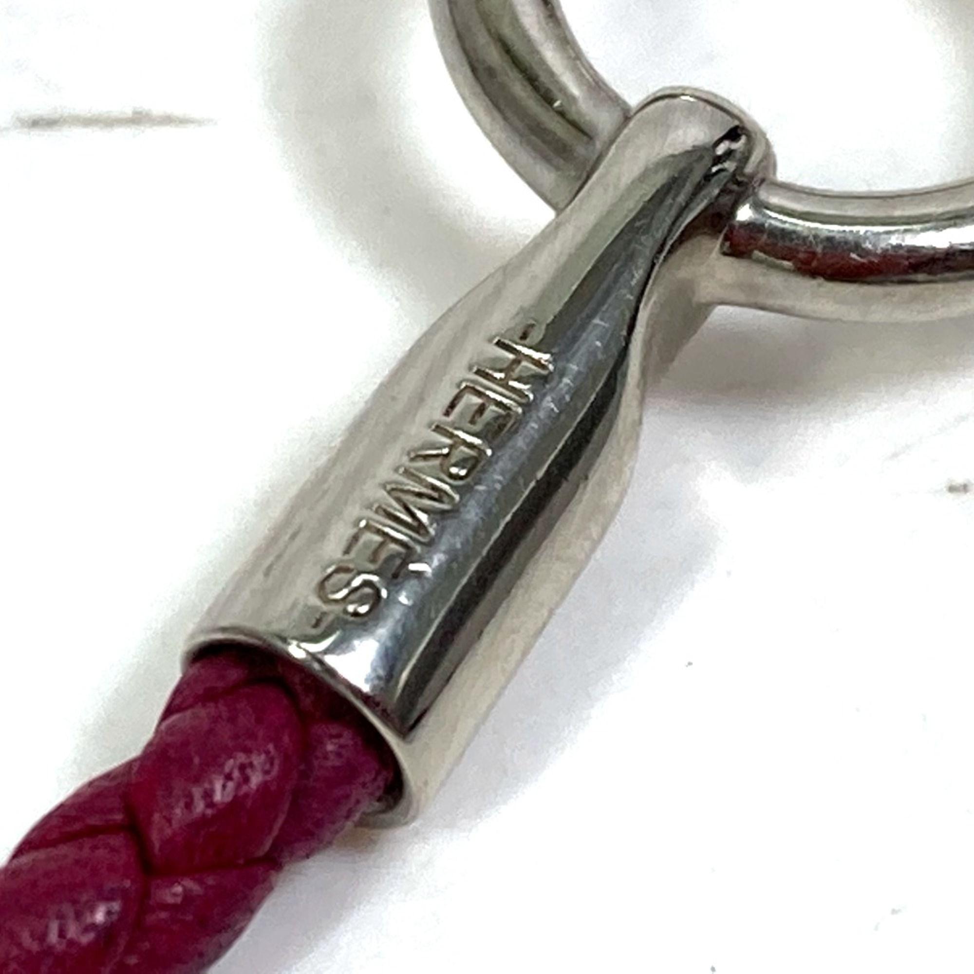 Hermes Bracelet Red SilverHardware