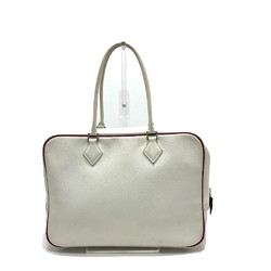 Hermes Purum 32 Bag Hand Bag White SilverHardware