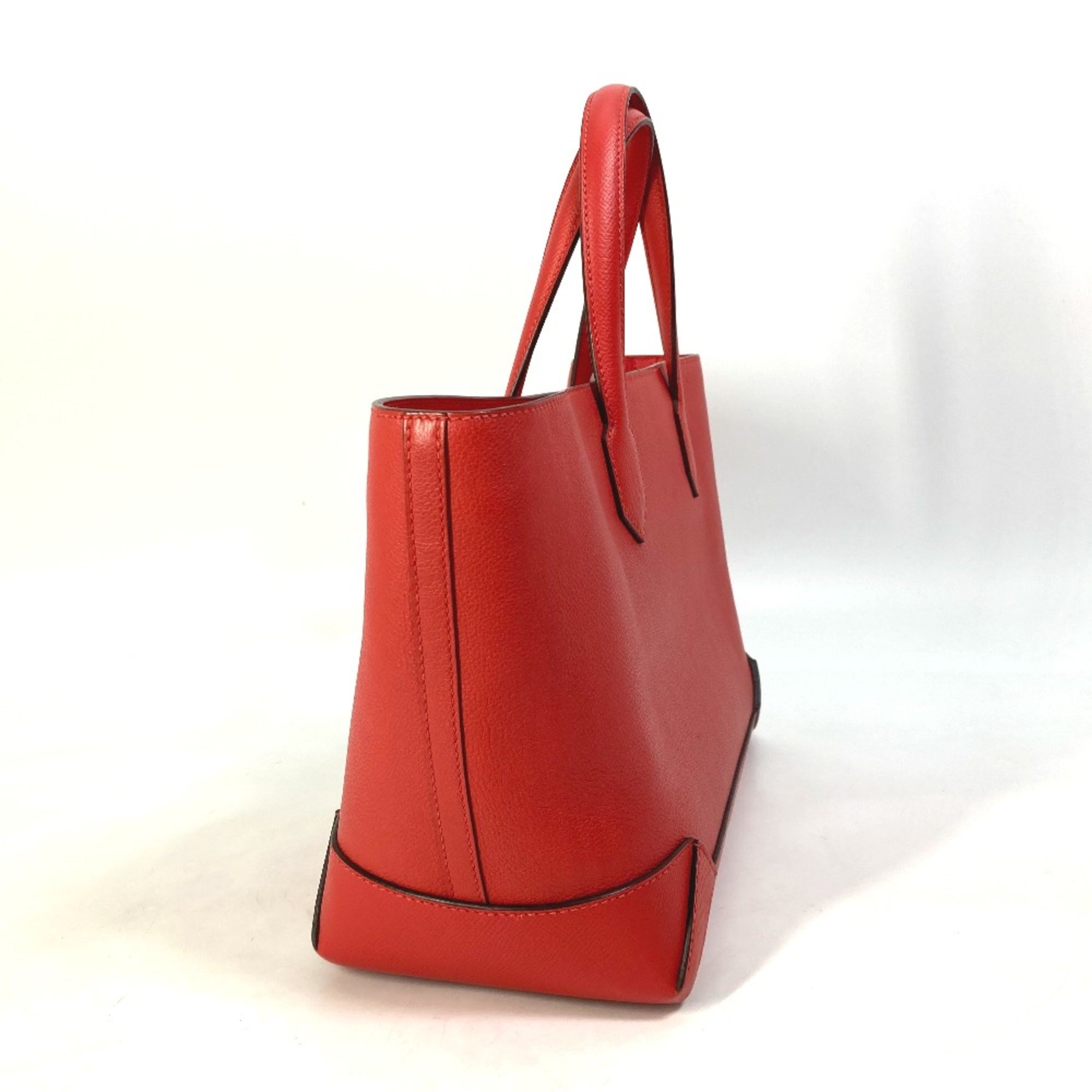 Hermes Hand Bag Tote Bag Rouge tomato Red