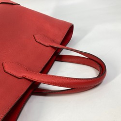 Hermes Hand Bag Tote Bag Rouge tomato Red