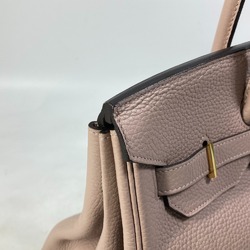 Hermes Tote Bag Hand Bag glycine Pink Based GoldHardware