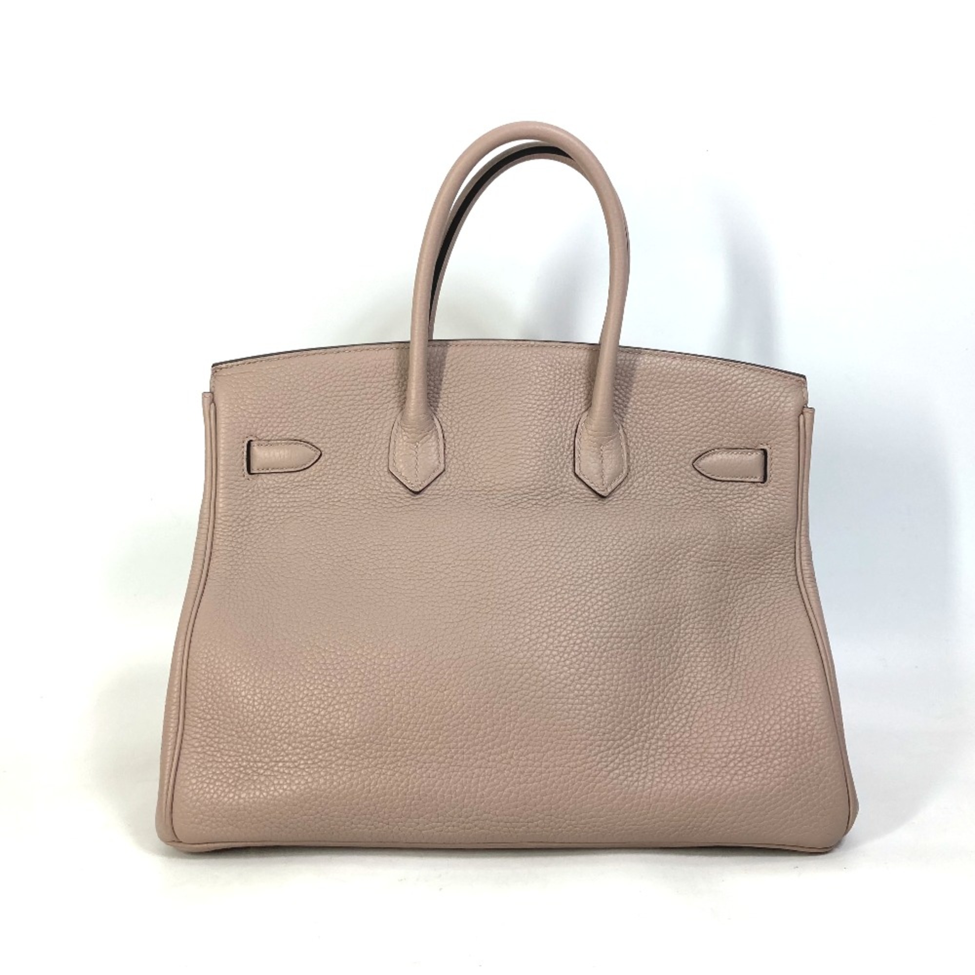 Hermes Tote Bag Hand Bag glycine Pink Based GoldHardware