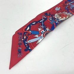 Hermes Twilly Scarf Red