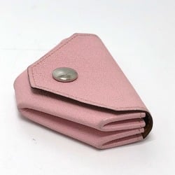 Hermes Coin Compartment coin purse Rose Sakura/Caramel pink SilverHardware