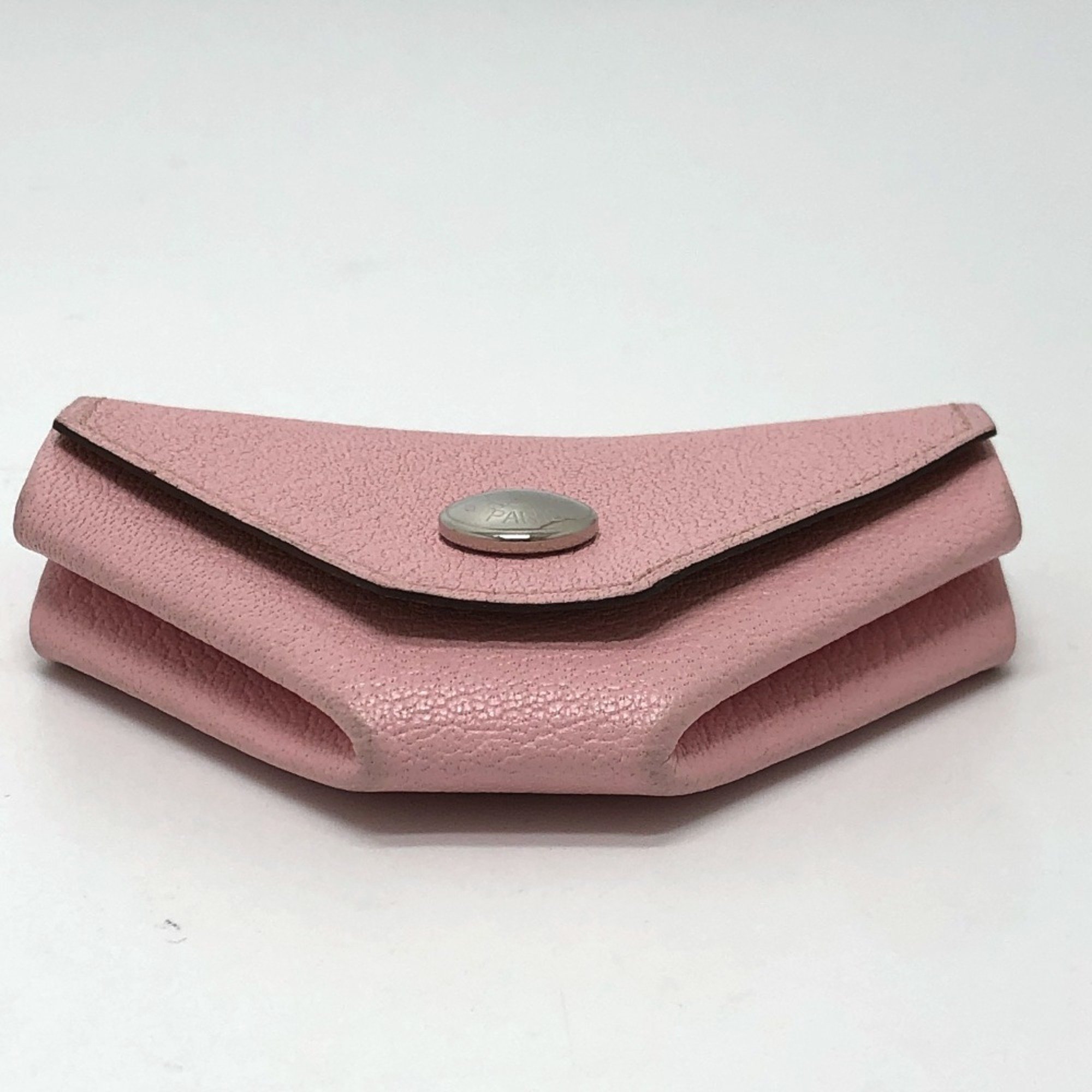 Hermes Coin Compartment coin purse Rose Sakura/Caramel pink SilverHardware