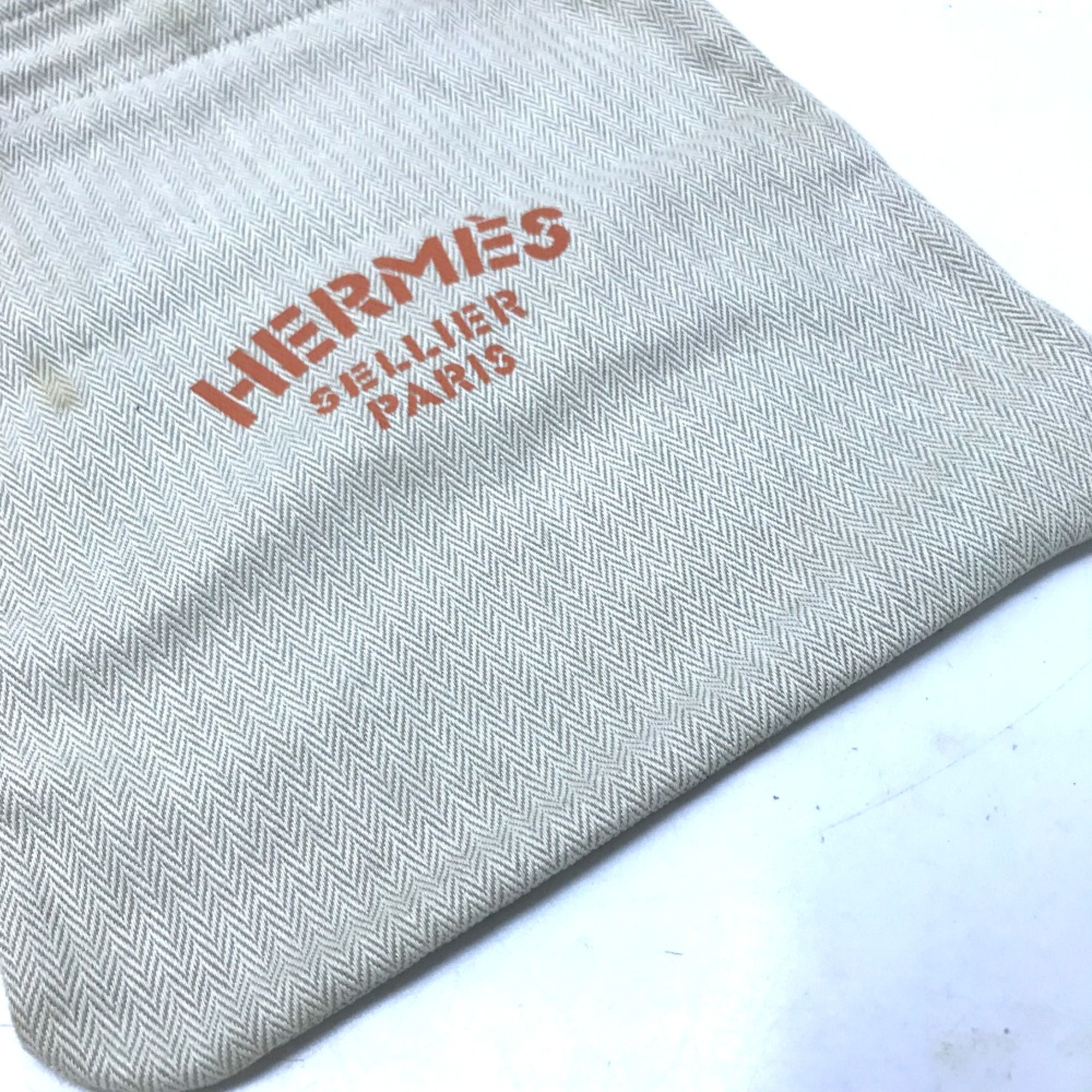 Hermes logo bag Shoulder Shoulder Bag Orange Beige