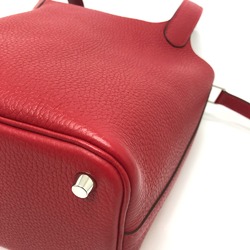 Hermes 18/bag Hand Bag Rouge Kazak Red SilverHardware